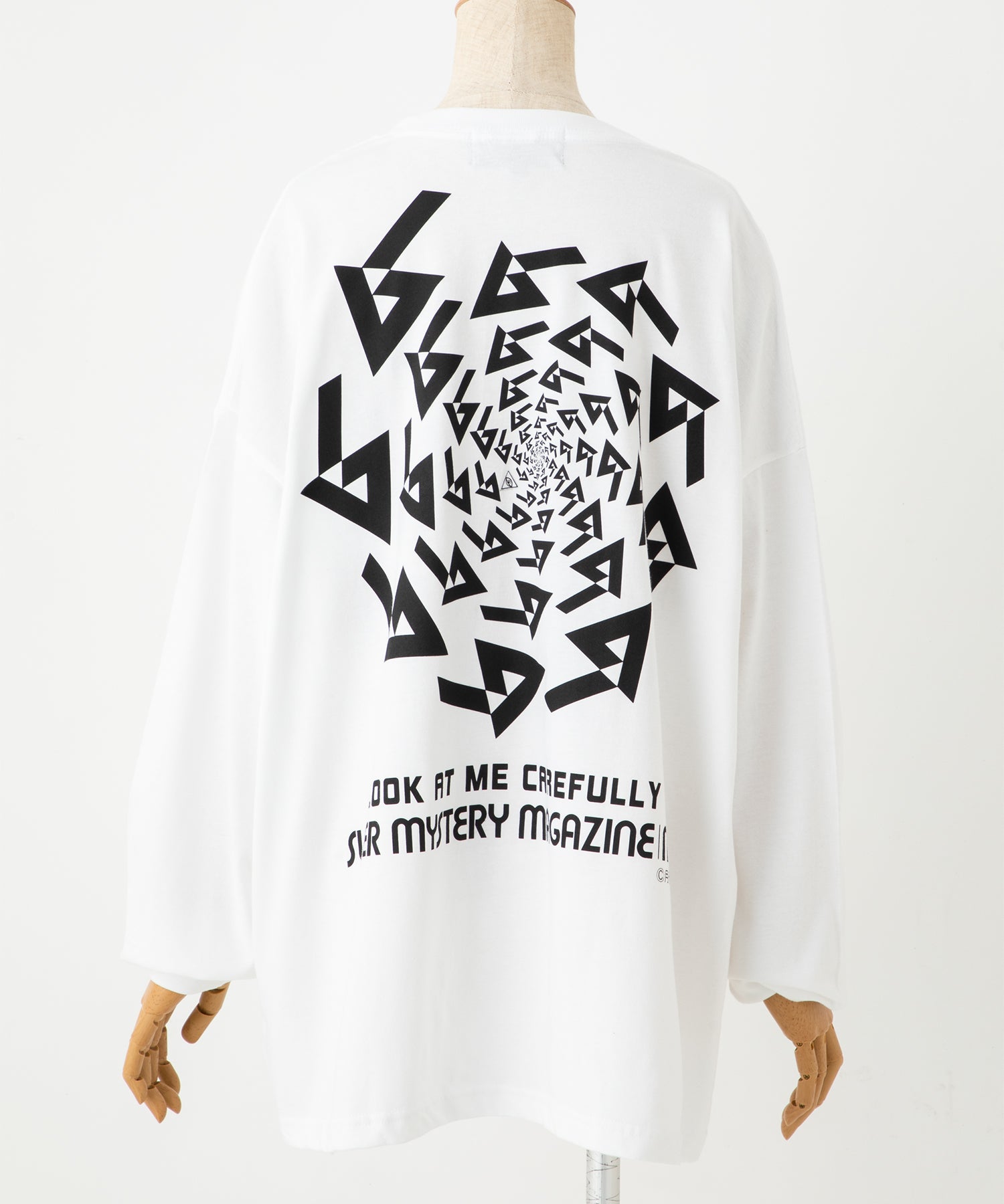 ムー】ぐるぐる OVERSIZED L/S TEE | EXTRA NICHE DESIGN