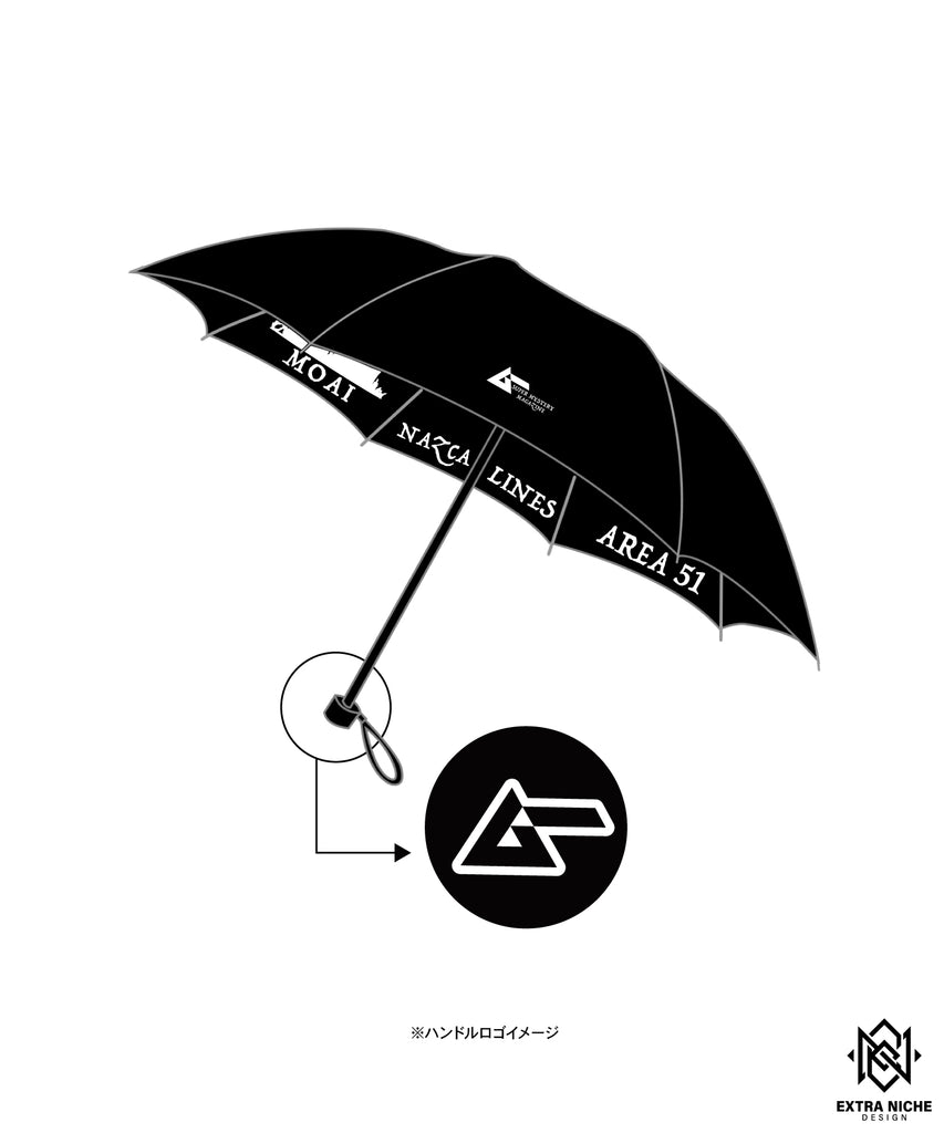 【ムー】世界の七不思議 折りたたみ傘